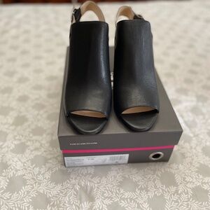 Vince Camuto Black Butter Calf Sandal Shoes